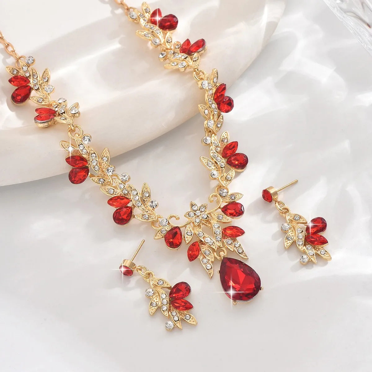 Fashion Necklace Sets for Women Waterdrop Collar Choker Necklace