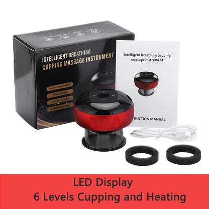 Electric Vacuum Cupping Massager Anti-Cellulite Suction Cups