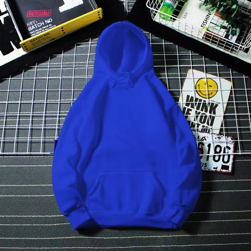 Blank Fleece Fashion Hoodies Men Pull Over Wholesale Hooded