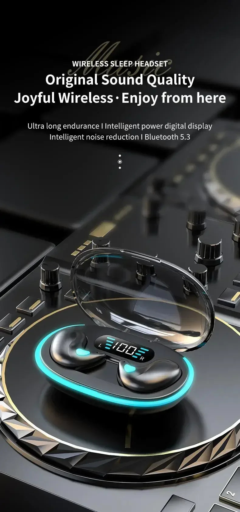 X55 TWS Mini Earpods BT5.3 Wireless Earphone IPX5 Headphones