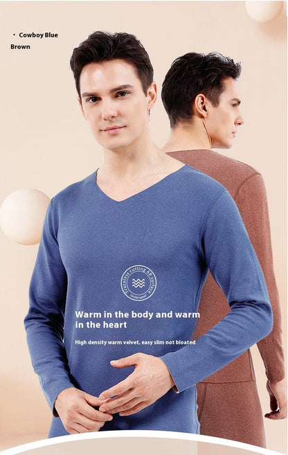 Men Double-Sided Non-marking Heating Thermal Underwear