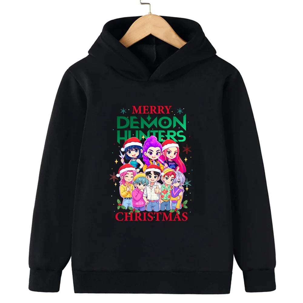 Merry Christmas! Witch Hunt Girls and boys hooded sweatshirts