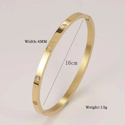Stainless Steel Cuff Bracelets Bangles For Women Fashion