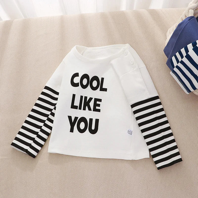 Baby Clothing Autumn Winter Cotton Print Sweatshirt