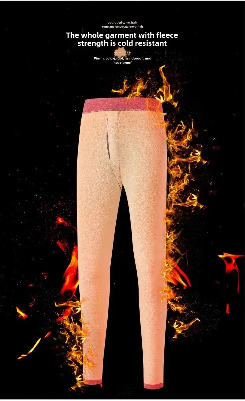 Thermal Underwear Men's Winter Clothes Fleece Keep Warm