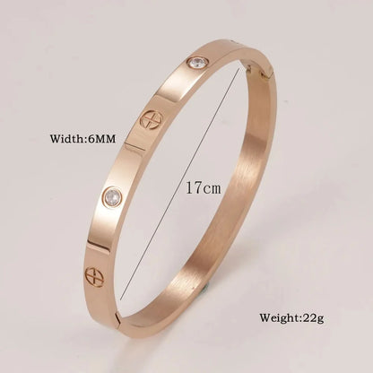 Stainless Steel Cuff Bracelets Bangles For Women Fashion