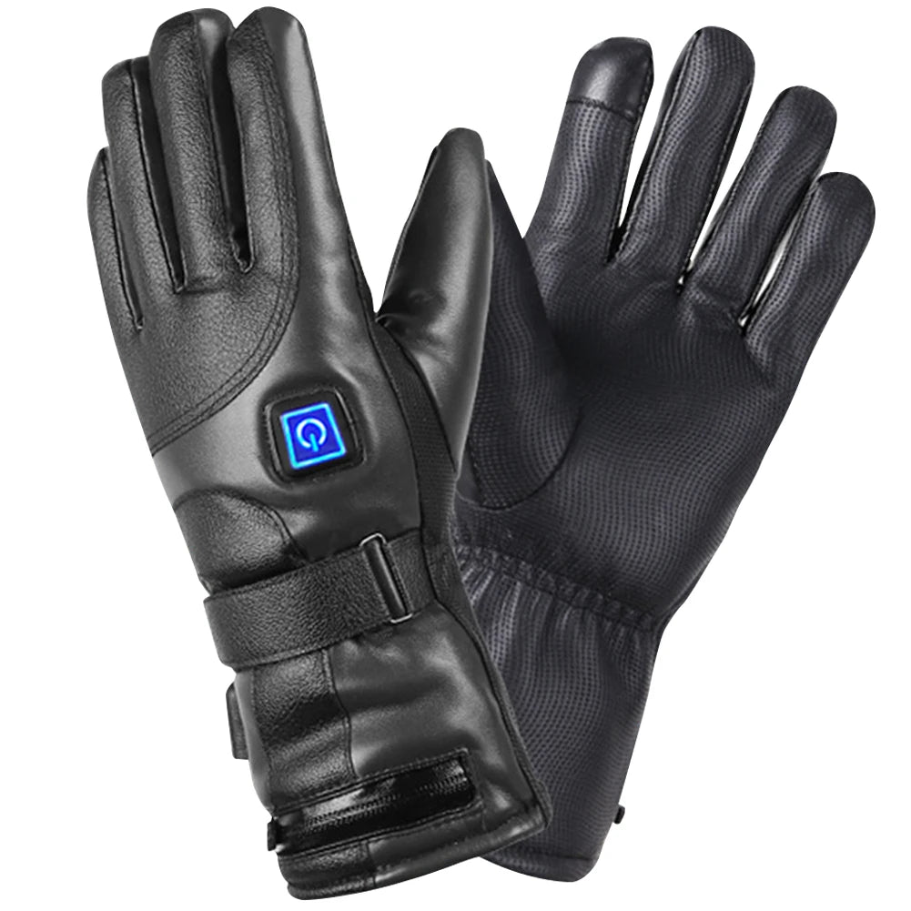 Winter Gloves Rechargeable Heating Gloves Outdoor Riding Skiing