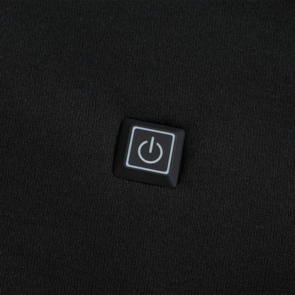 Mens USB Heated Jacket Winter Electric Heating Sweatshirt