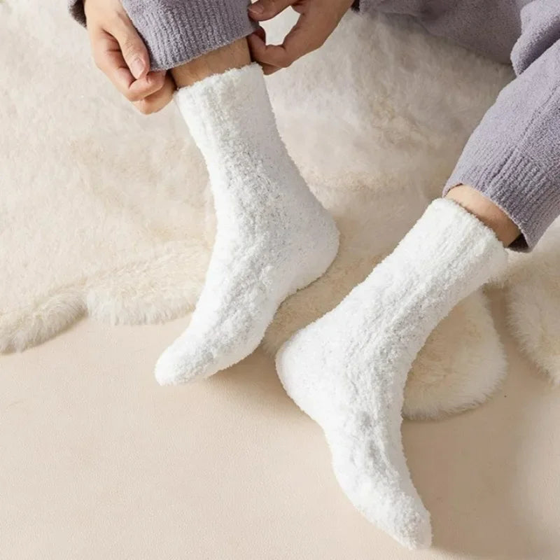 Winter Coral Fleece Warm Sock Anti Odor Comfortable Thick