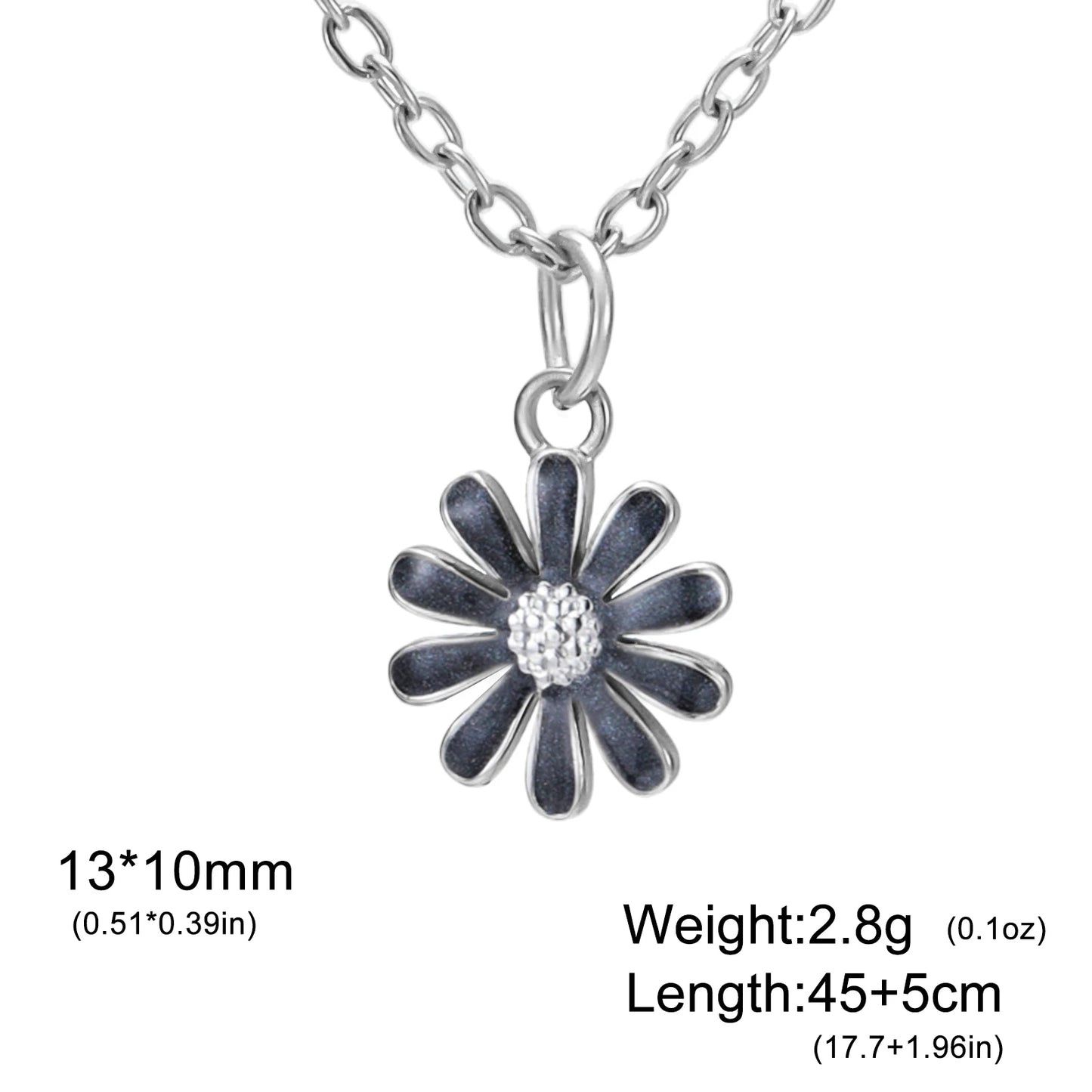 Cazador Plumeria Daisy Mini Flower Necklaces for Women