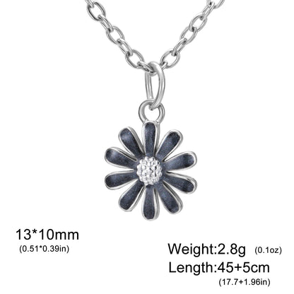 Cazador Plumeria Daisy Mini Flower Necklaces for Women