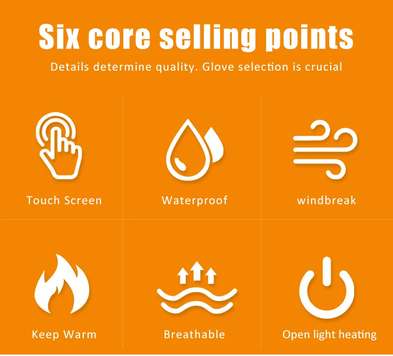 Windproof Winter Sports Mitten Outdoor Camping Hand Warmer