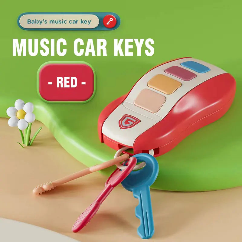 Baby Toys Musical Car Key Vocal Smart Remote Car Voices