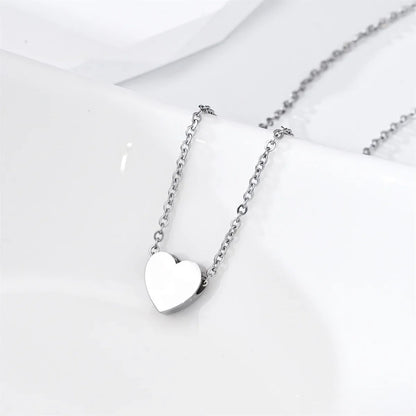 Stainless Steel Necklaces Heart Pendant Necklace For Women