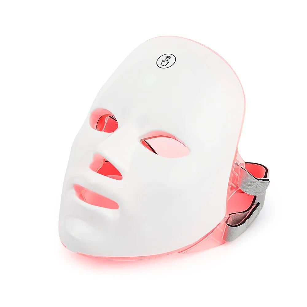 Rechargeable Facial LED Mask 7 Colors LED Photon Beauty Mask Skin