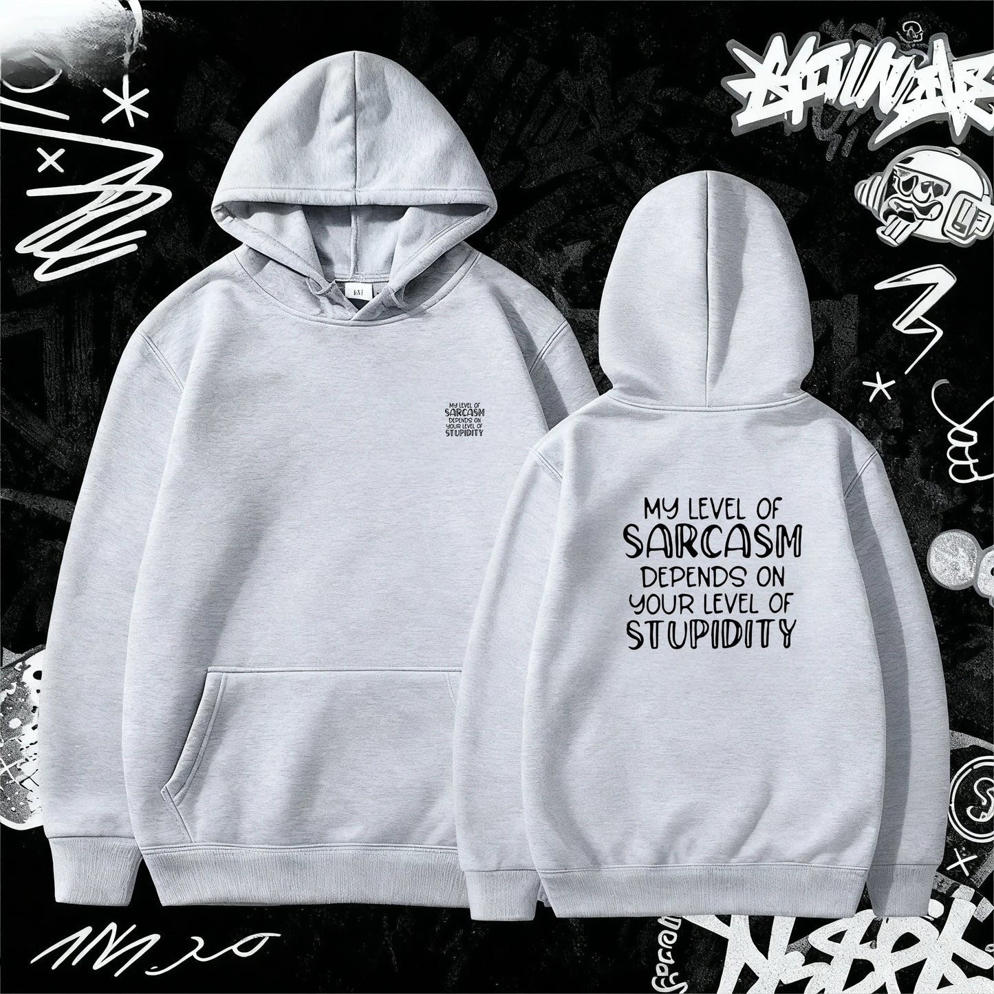 Men's New Long Sleeve Hooded Sweatshirt Fashion