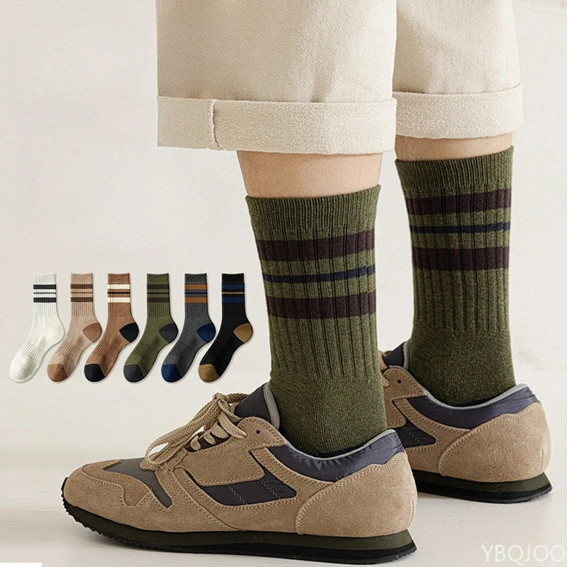 Fashionable Sports Striped Anti Odor Sweat Absorbing Comfortable