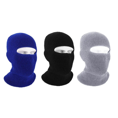 Winter Knitted Full Beanies Balaclava Hat Outdoors Men Women