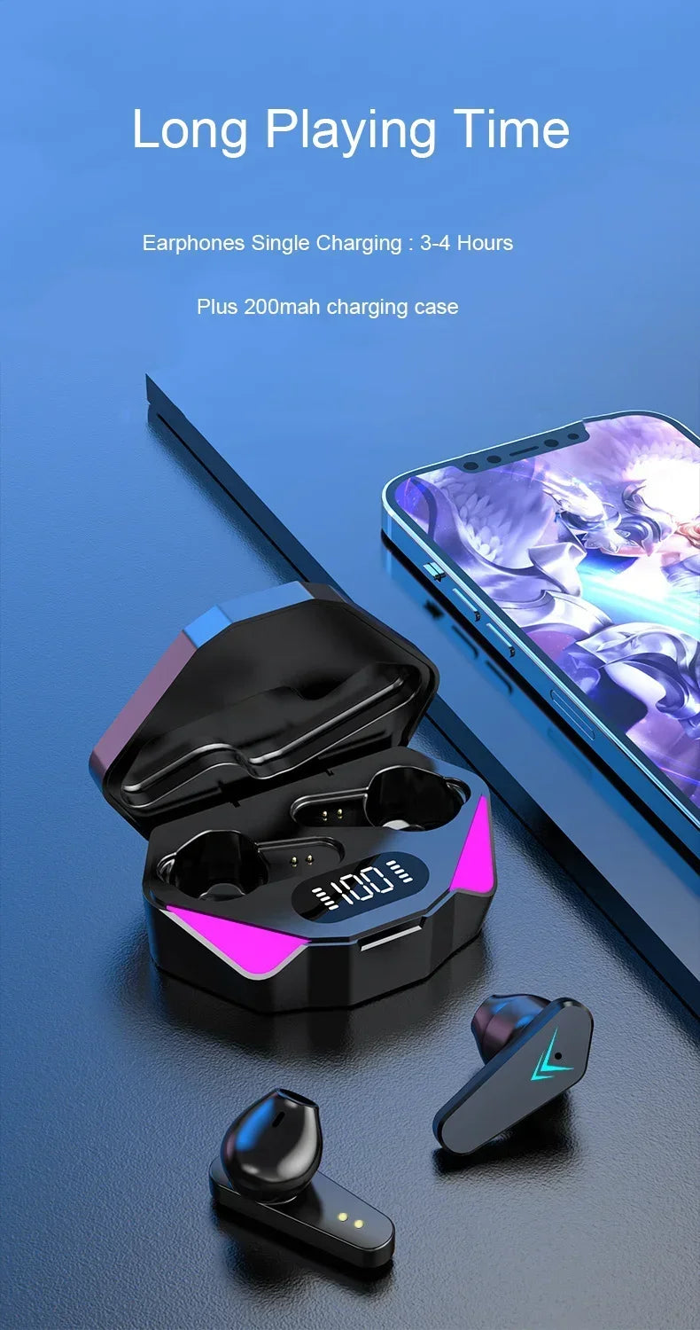 TWS X15 Wireless In Ear Earphones 9D Stereo Music HiFi Headphones