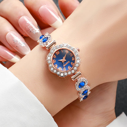 Elegant Rhinestone Bracelet Strap Women Watches Fashion
