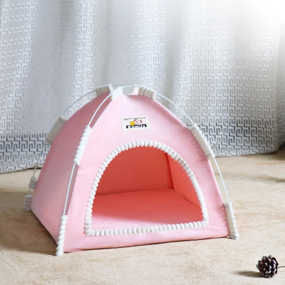 Foldable Cat House Pet Tent Four Seasons Universal Cat and Dog