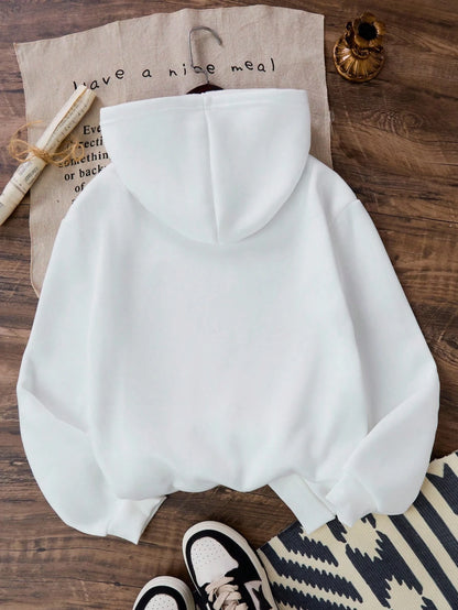 Creative Bow Leopard Printing Women Hoodies Casual Trendy