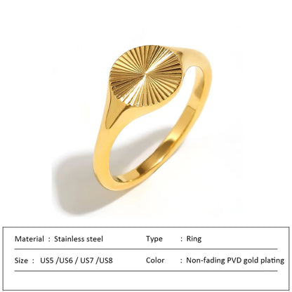 High Quality Wave Rings for Women Minimalist Dainty Rays