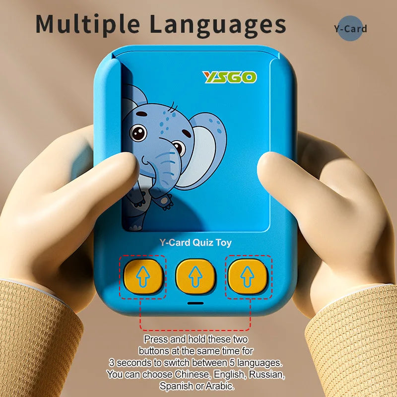 Children's Early Learning English Plug-in Cards Cognitive Voice