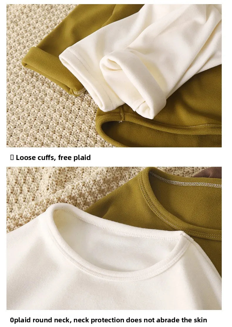 Children Long Sleeved Base Shirt Boys Girls Kids