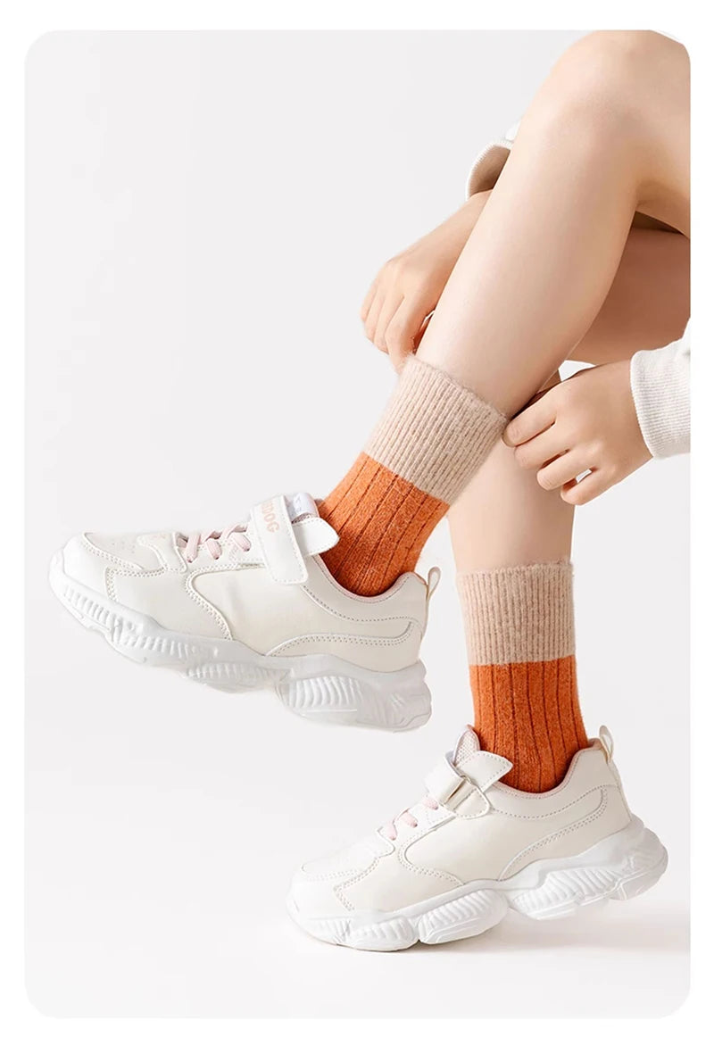 Socks Girl Wool Child Keep Warm Baby Girls Children's Winter