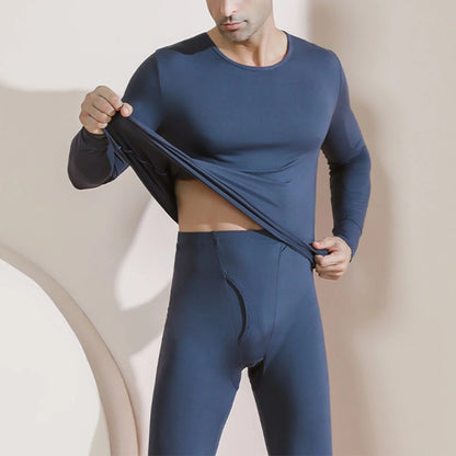 Long Johns Thermal Underwear Set for Men Fleece Lined Base