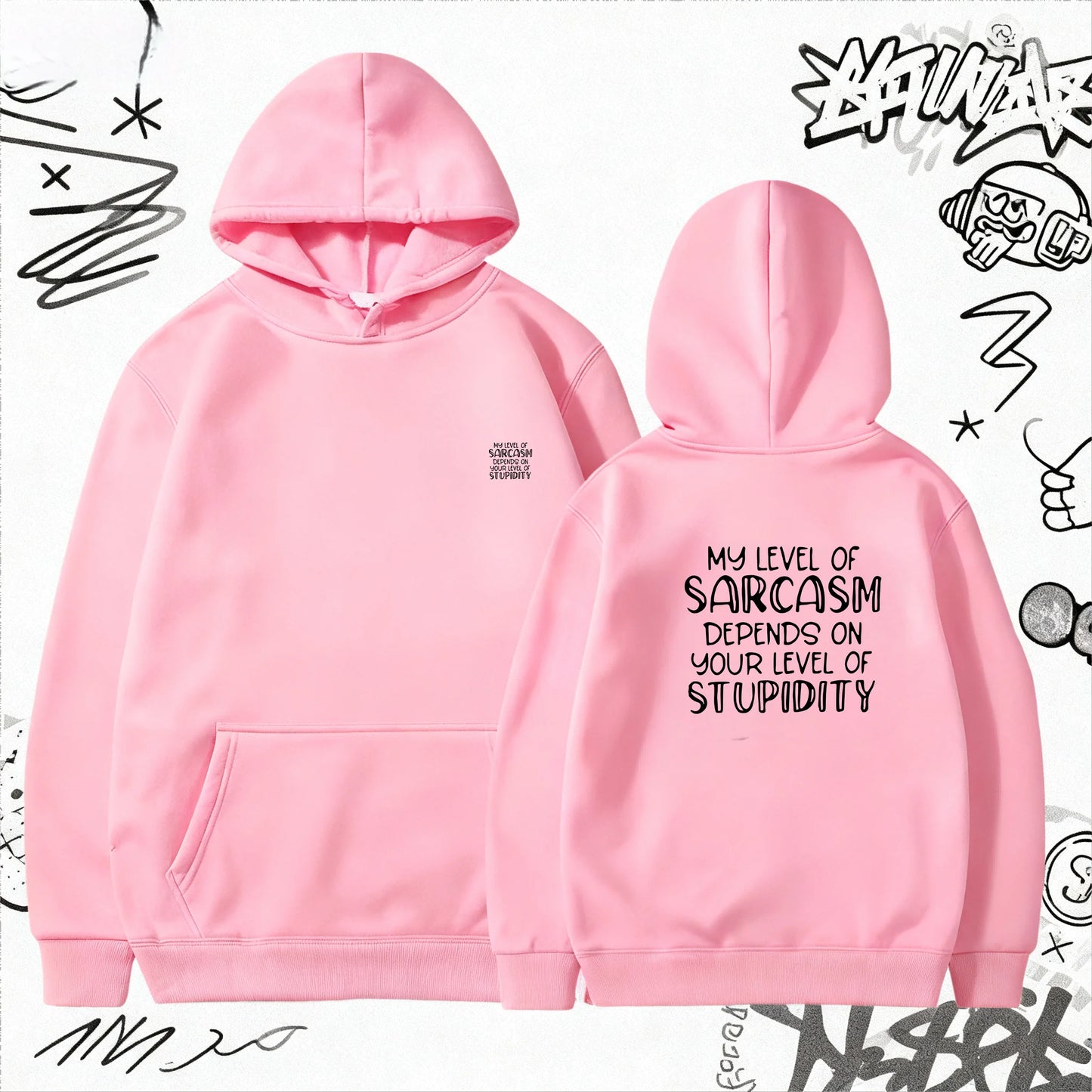 Men's New Long Sleeve Hooded Sweatshirt Fashion