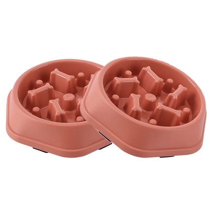 Slow Feeder Dog Bowl Anti-choking Puppy Food Bowl Anti-slip