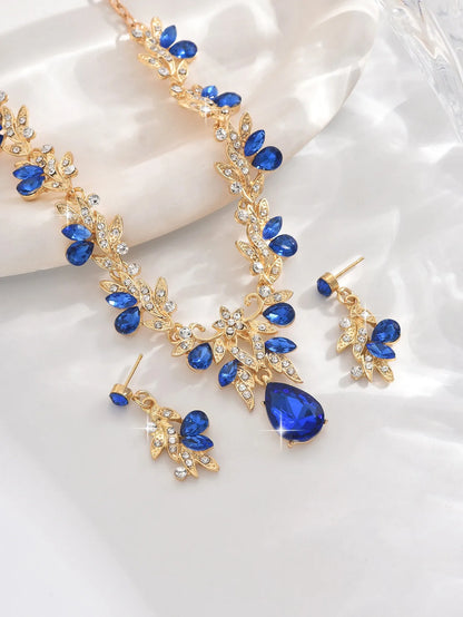 Fashion Necklace Sets for Women Waterdrop Collar Choker Necklace