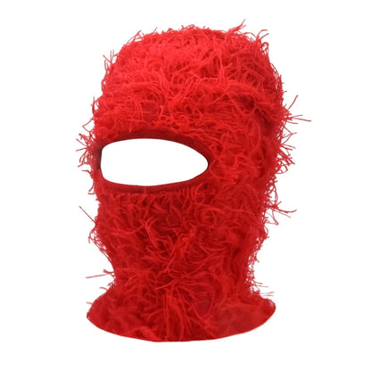 New Hip Hop Balaclava Distressed Knitted Caps Full Face Ski Mask