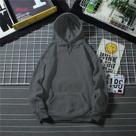 Blank Fleece Fashion Hoodies Men Pull Over Wholesale Hooded