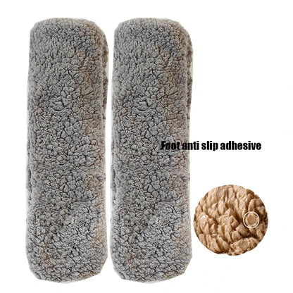 Men's Thickened Plush Floor Socks Solid Color Warm Comfortable