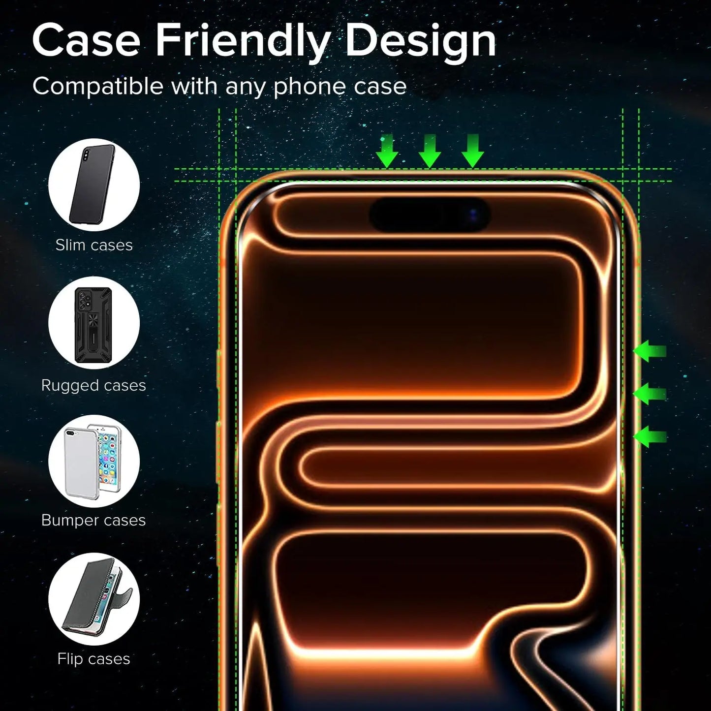 Tempered Glass For iPhone 17 Pro Max 17Pro Screen Protector