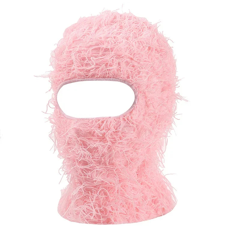 New Hip Hop Balaclava Distressed Knitted Caps Full Face Ski Mask