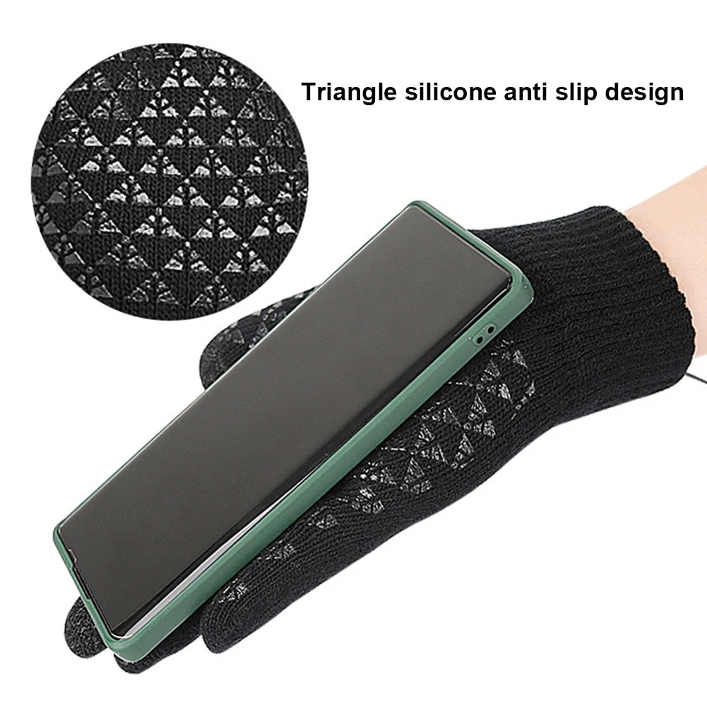 Electric Heated Gloves Winter Moto USB Heating Gloves Hand