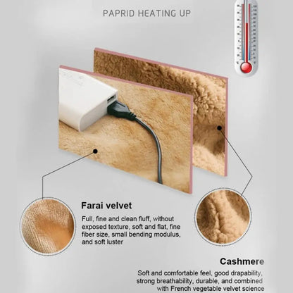 Electric Heater Blankets USB Powered Cordless Heated Blanket