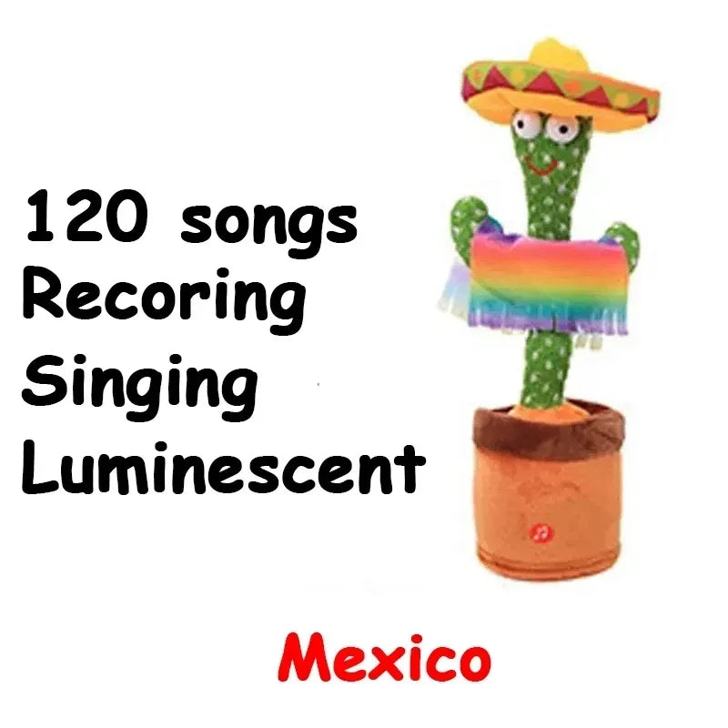 A Talking Cactus Toy That Can Be Charged Recorded and Repeated