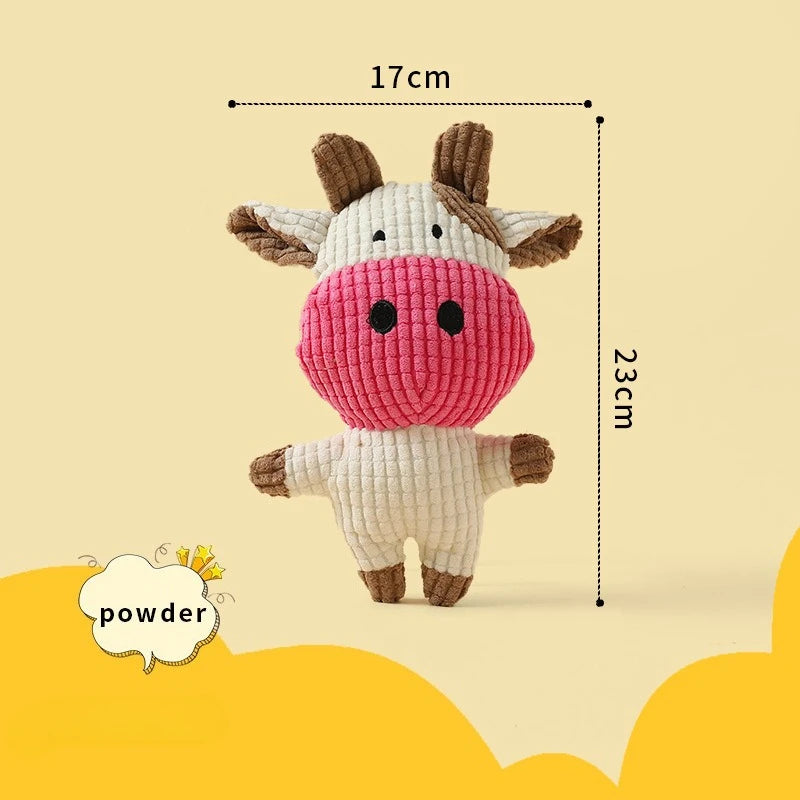 Plush Companion Sleeping Duck Dog Toys for Small Large