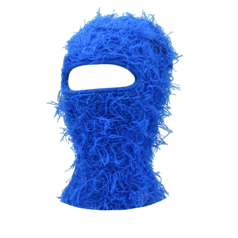New Hip Hop Balaclava Distressed Knitted Caps Full Face Ski Mask