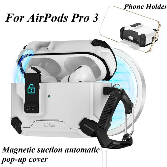 Phone Holder Security Lock Cover For AirPods Pro 3 2025 Case