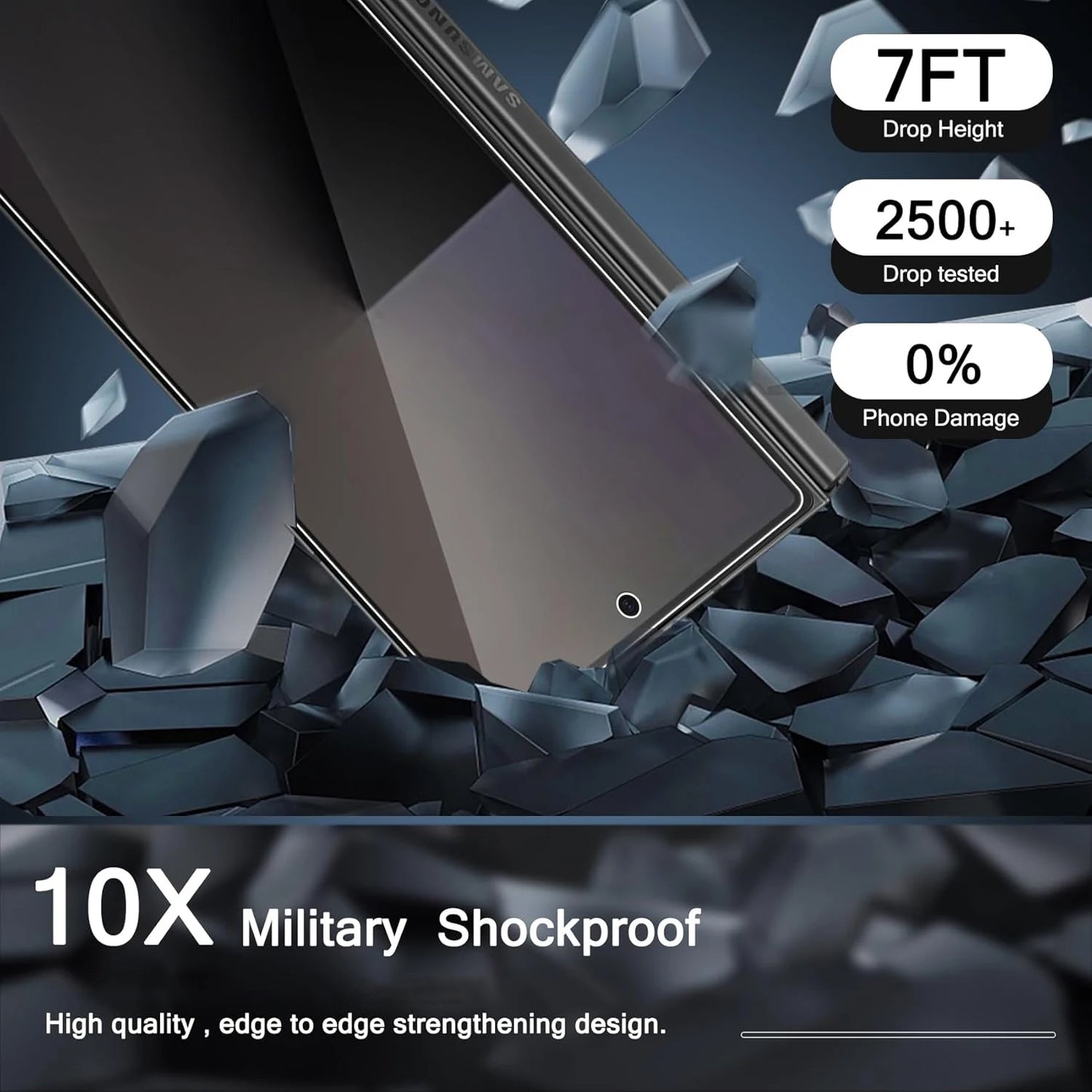 Flexible Hydrogel Film for Samsung Galaxy Z Fold 7 HD Clear