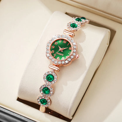 Elegant Rhinestone Bracelet Strap Women Watches Fashion