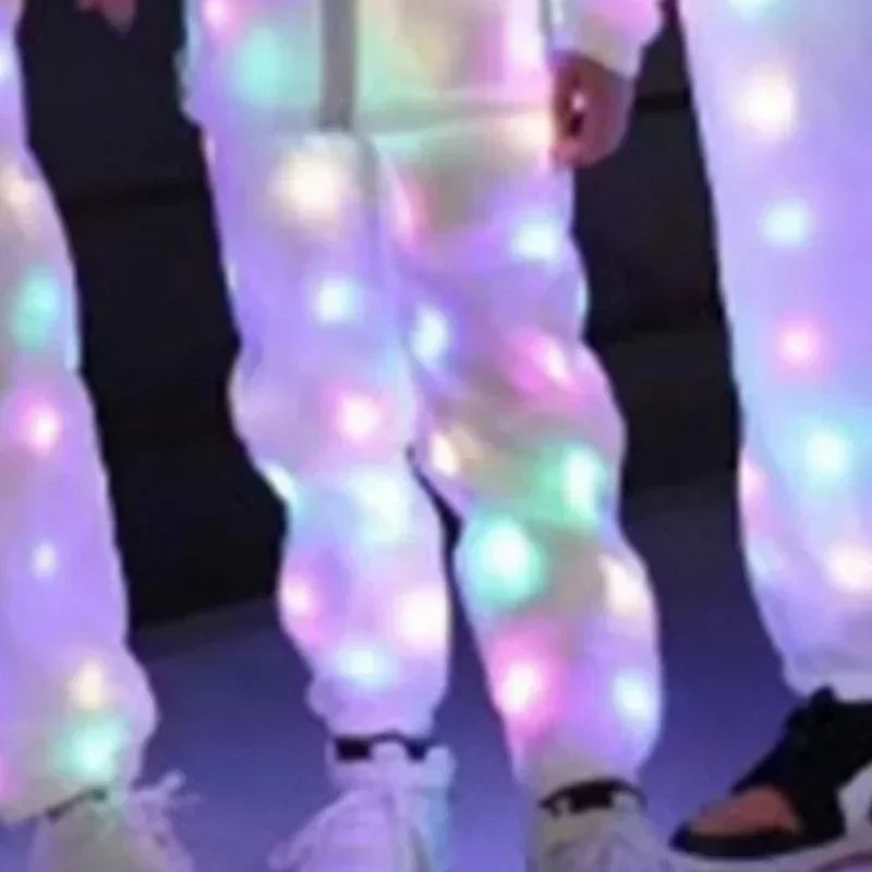 Glow Dancing Costume LED Jacket LED Pants Luminous Led