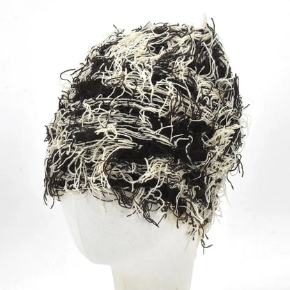 New Hip Hop Balaclava Distressed Knitted Caps Full Face Ski Mask