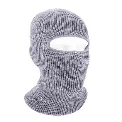 Winter Knitted Full Beanies Balaclava Hat Outdoors Men Women